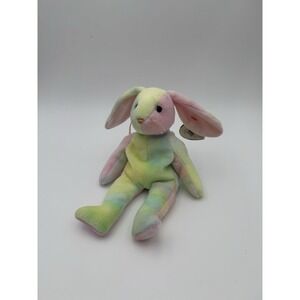 PLUSH  / TY Beanie Baby Collection "Hippie" Spring‎ Colors Bunny / Rabbit
